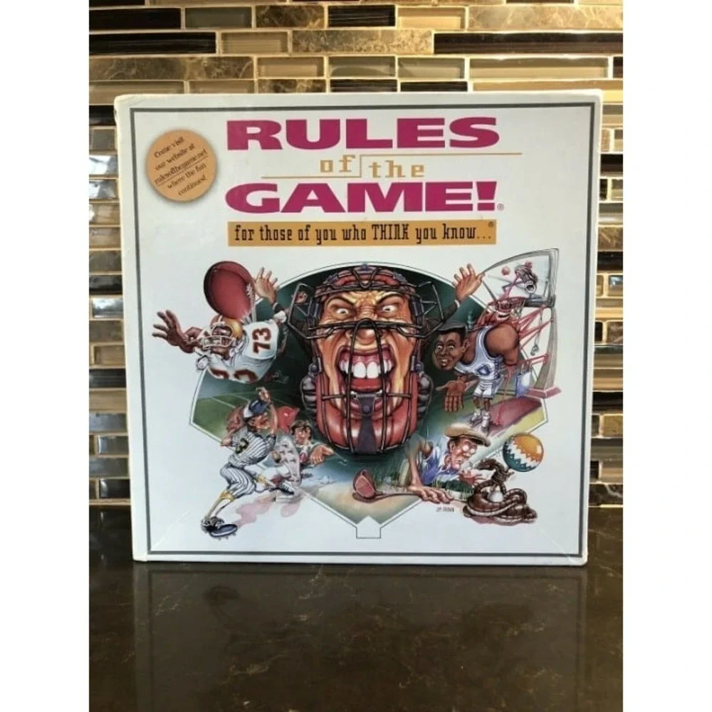 Rules of the Game Board Game‎ Sports Trivia Challenge Family Fun Ages 8+